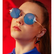 �ļ��¿�Բ��̫����Ů��ī��ŷ������ͬ�����FJ3237ƫ��Բ���޿�