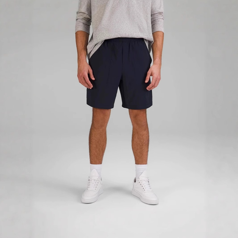 Lulu Men's Casual Sports Shorts Fashion Quick-drying Running Elastic Thin Breathable Men's Pants Summer Lulu