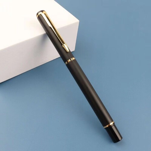 801 ink-refilling and ink-bag pen-style writing pen, beginner's calligraphy copying small regular script pen, portable stainless steel writing pen