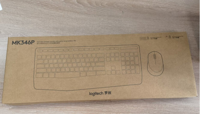 Combo inalámbrico Logitech MK345 con teclado y ratón ergonómicos, multimedia y duradero