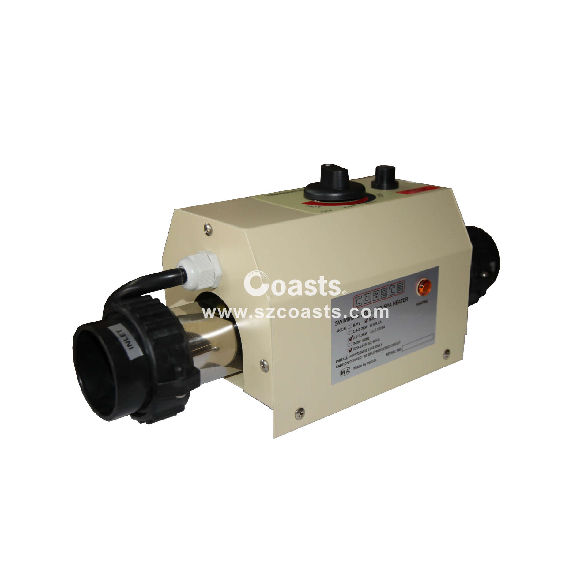 B-M3ＫＷ按摩缸用恒温器 泳池设备 泳池加热器