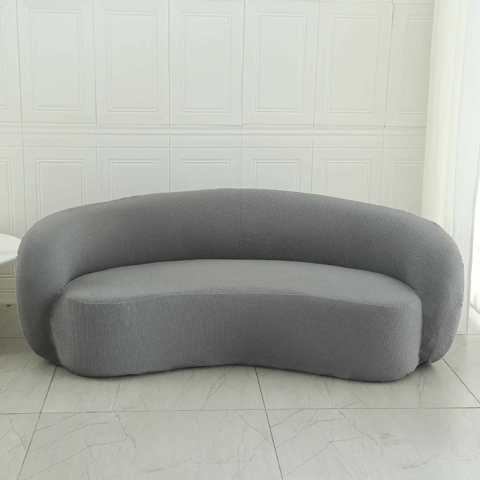 Cubierta de sofá y silla Cubierta de sofá de balcón de dormitorio individual de lana de cordero perezoso Cubierta de silla de sala de estar sencilla y cómoda