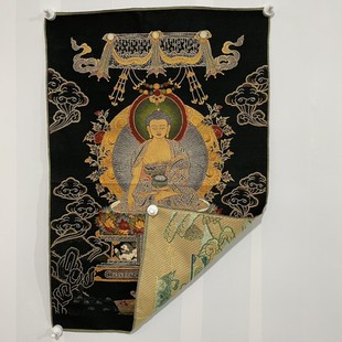 Traditional Chinese painting antique factory wholesale Xizang Thangka Buddha statue Nepal portrait weaving Splendid Tangka embroidery silk embroidery