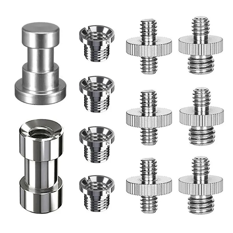 Accesorios de fotografía Juego de tornillos Tornillos de fotografía Juego de doble cabeza Juego de tornillos de conversión Tornillos de conversión de cámara