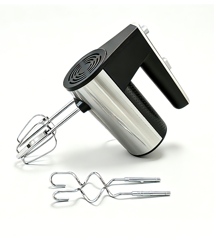 batidor de huevos de acero inoxidable doméstico de mano eléctrica de alta potencia para hornear pastel mezclador de crema batidor de huevos transfronterizo image 6