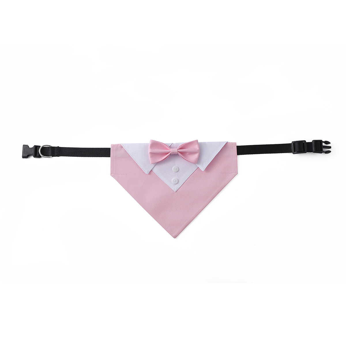 TANPOPO nuevo producto transfronterizo perro grande estilo británico traje de boda collar de perro toalla de saliva para mascotas toalla triangular de perro