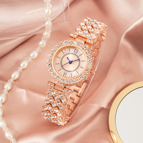 New Fashion Light Luxury Women's Diamond Watch Live Bracelet Watch Dropshipping Wholesale Source