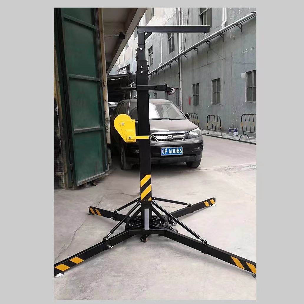 6m ，承重250kg ,可调节高度，重型手摇线阵音响支架，用于演唱会