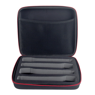 One-to-four wireless microphone bag household karaoke microphone Eva bag performance microphone storage box outdoor microphone bag