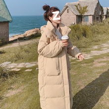 炸街羽绒棉服冬季女2025年新款中长款设计感小众韩系温柔棉衣外套