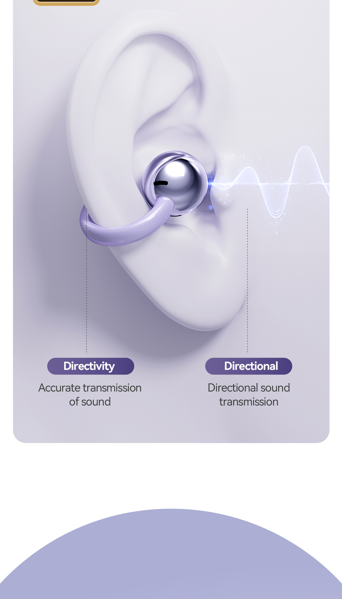 Nuovi auricolari Bluetooth GL8 Ear Clip Open Sports Wireless In-Ear con qualità audio HD_voghion.com