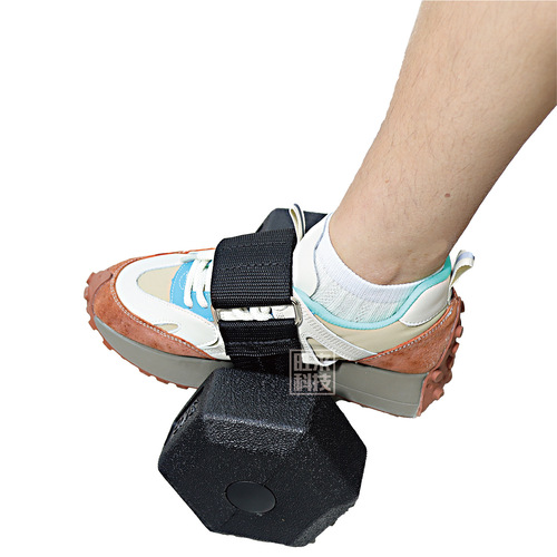 Cross-border barbell dumbbell ankle buckle strap fitness sports protective gear resistance training foot buckle strap shoelaces