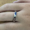 One size ring for beloved suitable for men and women, silver 925 sample, Japanese and Korean, simple and elegant design, wholesale