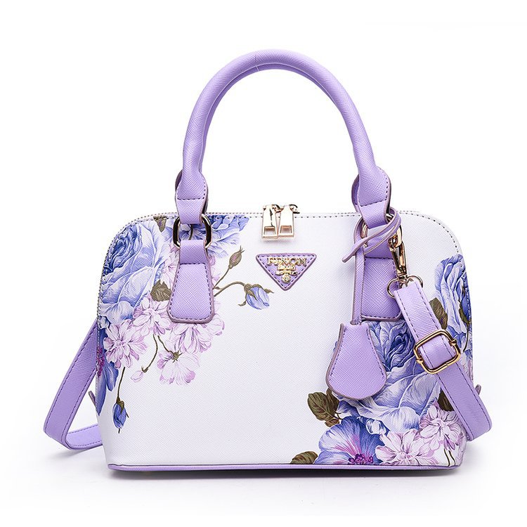 New trendy printed shell bags, European and American women's bags, single-shoulder crossbody hand-held women's bags, cross-border one-piece delivery worldwide undefined