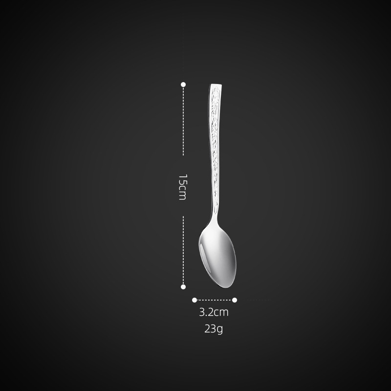 A390F 스톤 패턴 티스푼