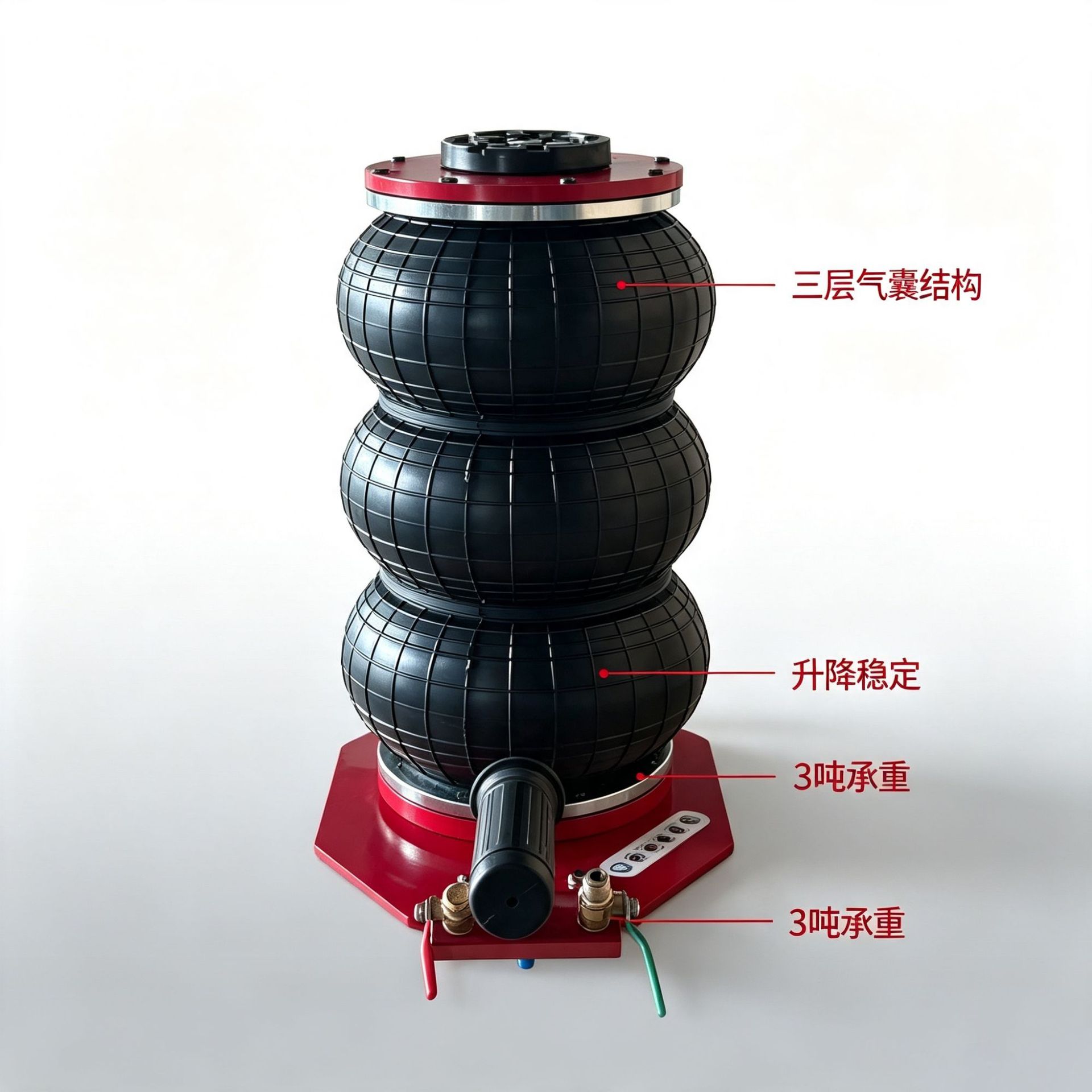 Manufacturer wholesale three-ton short-handle horizontal airbag 0kg top inflatable car tire changing and repair tool lifting equipment
