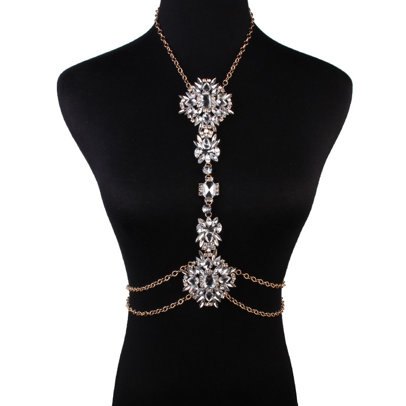 Collar de diamantes para mujer, moda europea