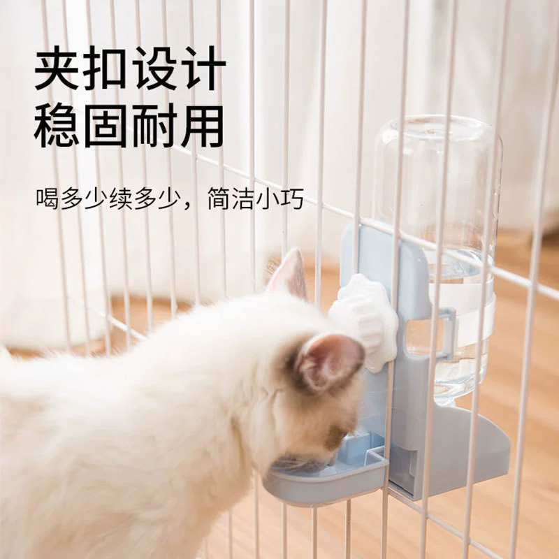 Устройство для питьевой воды для щенков подвесная миска бутылка с питьевой водой Автоматическая клетка для кормления воды подвесная клетка для кошек товары для домашних животных в наличии оптом