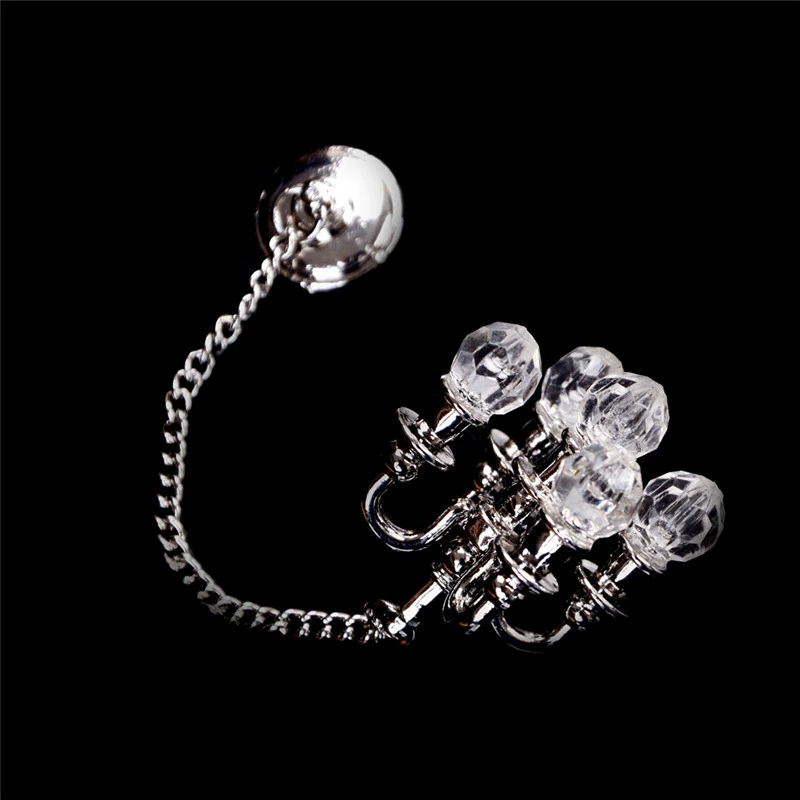 Doll house, small lights with accessories, crystal pendant, creative ceiling lamp for princess