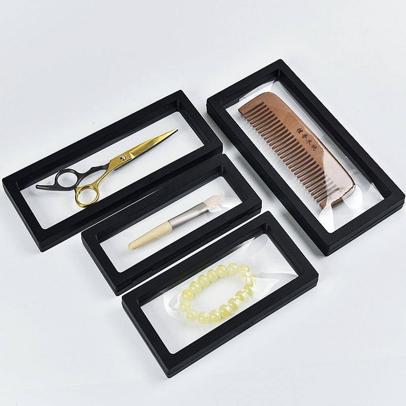 Rectangular Transparent Suspended Packaging Box Watch Comb Display Box Pe Film Gift Packaging Jewelry Box Wholesale