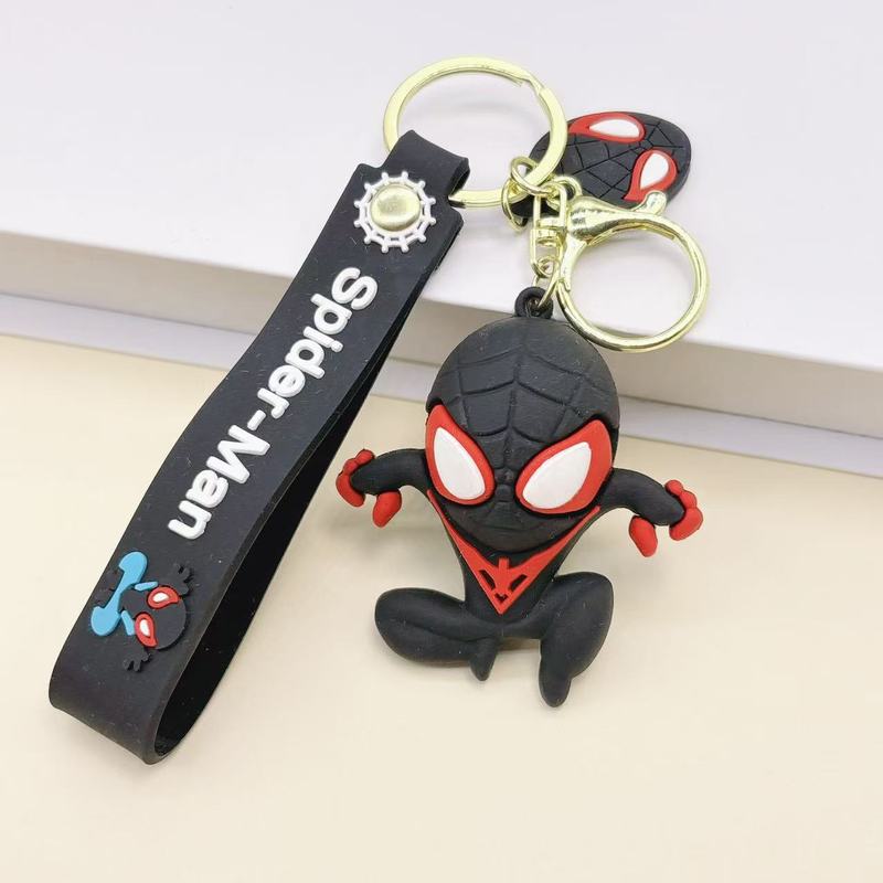 新しいスパイダーマン PVC キーホルダーペンダント学生装飾ギフトカップル装飾品子供の日の小さなギフト卸売|undefined