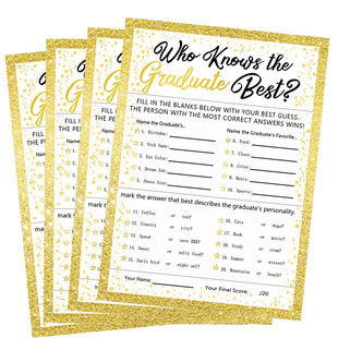 12Pcs Graduation Game Theme Activity Card Dinner Event Game Gift Card Thank You Card Party Decoration Card
