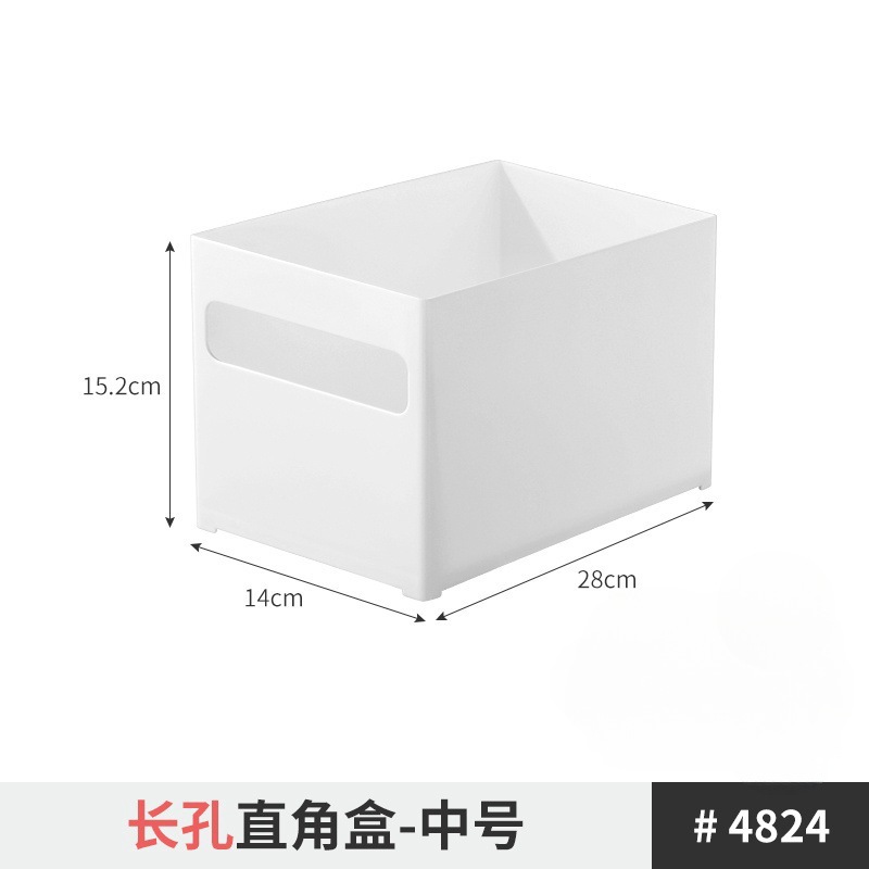 Storage box/long hole right angle box-medium size