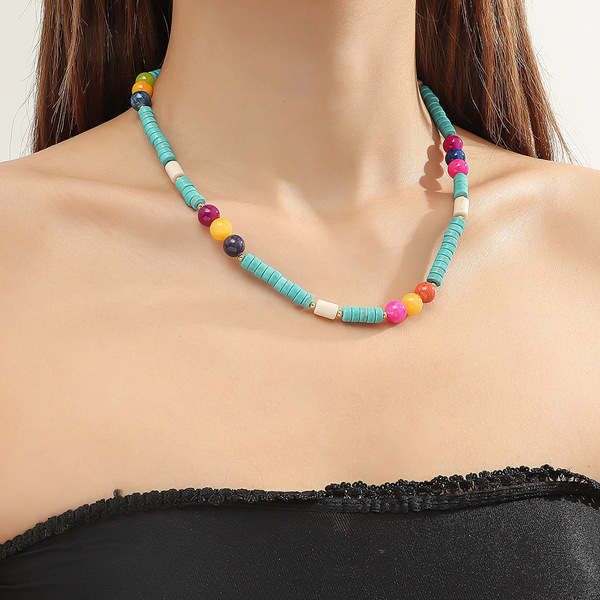 turquoise ethnic pendant