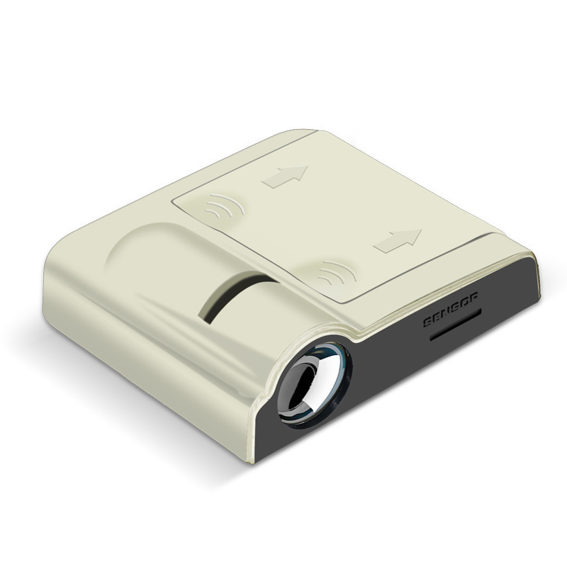 lámpara de bienvenida de automóvil puerta de luz proyector láser de puerta de automóvil pastel de cumpleaños decoración lámpara de etiqueta sin cableado lámpara de modificación