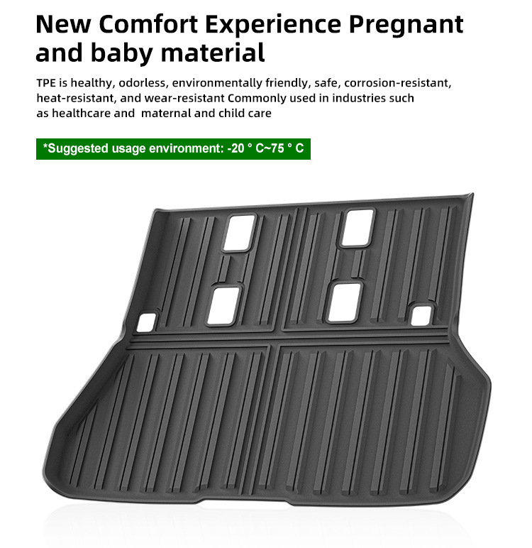 Suitable for 16-24 Serena C27 E-Power/C28 Car-Specific Trunk Mat Tpe Trunk Mat