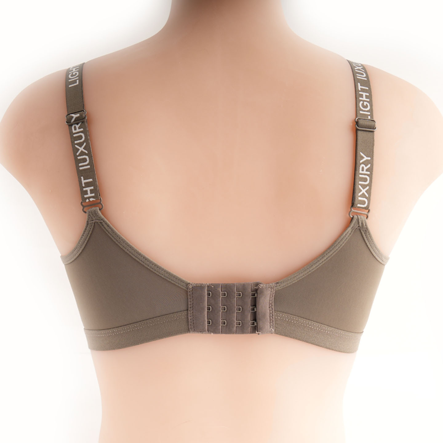 Shantou sostén sin marca, delgado y ligero, sin anillo de acero ajustable, soporte superior, ropa interior anti-caída, sostén liso para mujeres