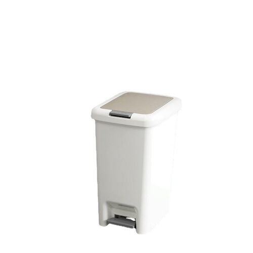 Interlayer Sanitary Room Trash Can Household with Lid Kitchen Living Room Creative Covered Nordic Toilet Trash Bin Narrow Paper Bin
