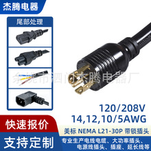 ����NEMA L21-30P���i���I���^14/5AWG�l늙C/��̨���⌣���Դ��