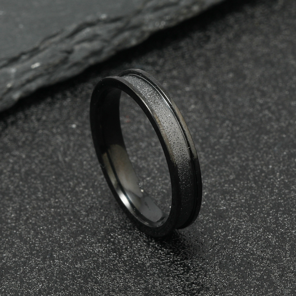 Simple Style Geometric Stainless Steel Plating Men's Rings display picture 9