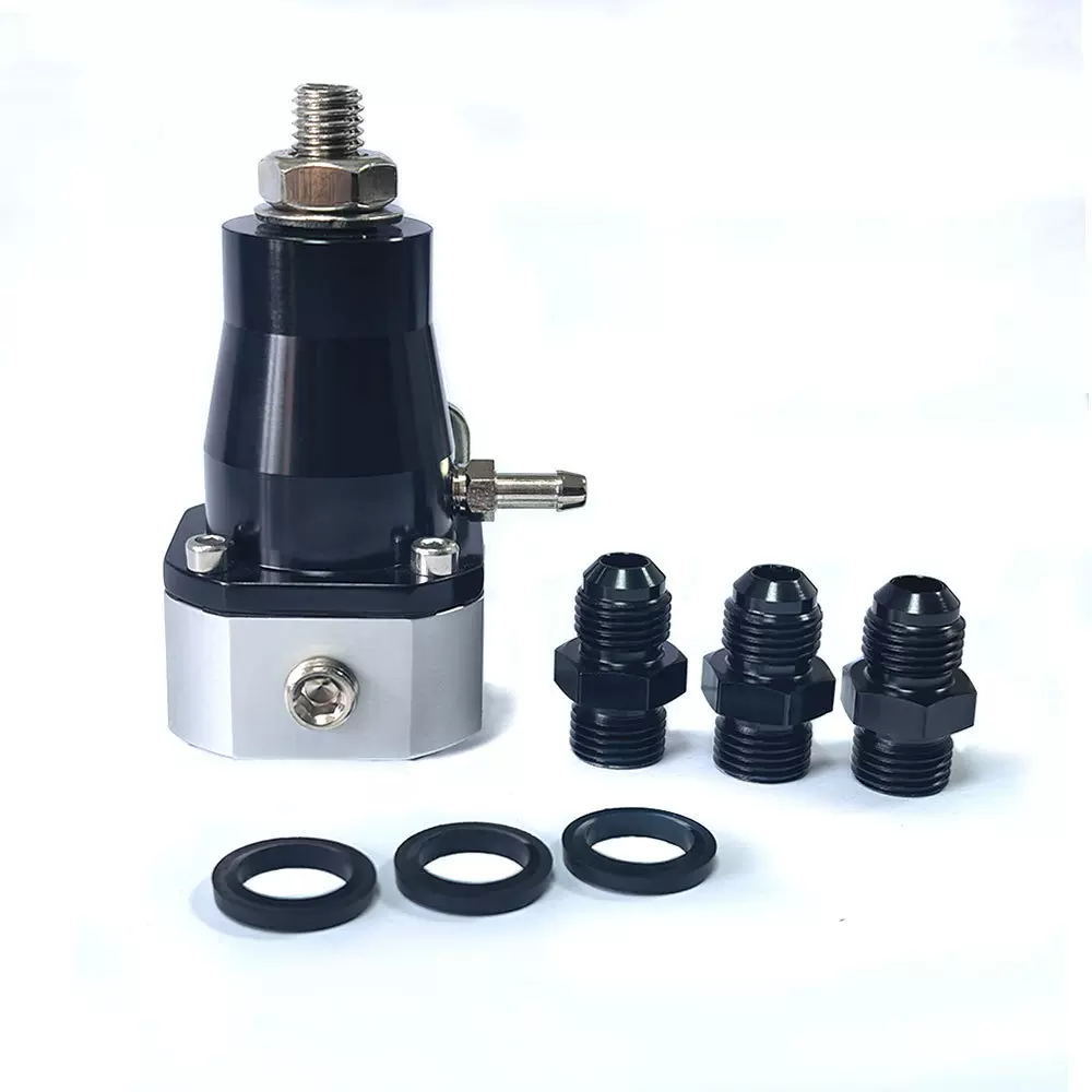 汽车配件燃油压力调节器调压30-70psi带油表带AN6接头转换燃油阀