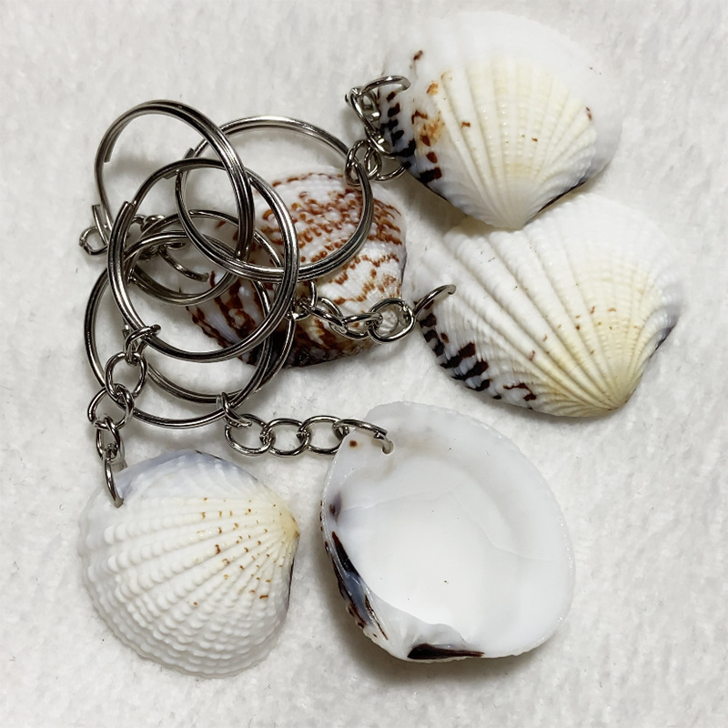 두꺼운 쉘 열쇠고리