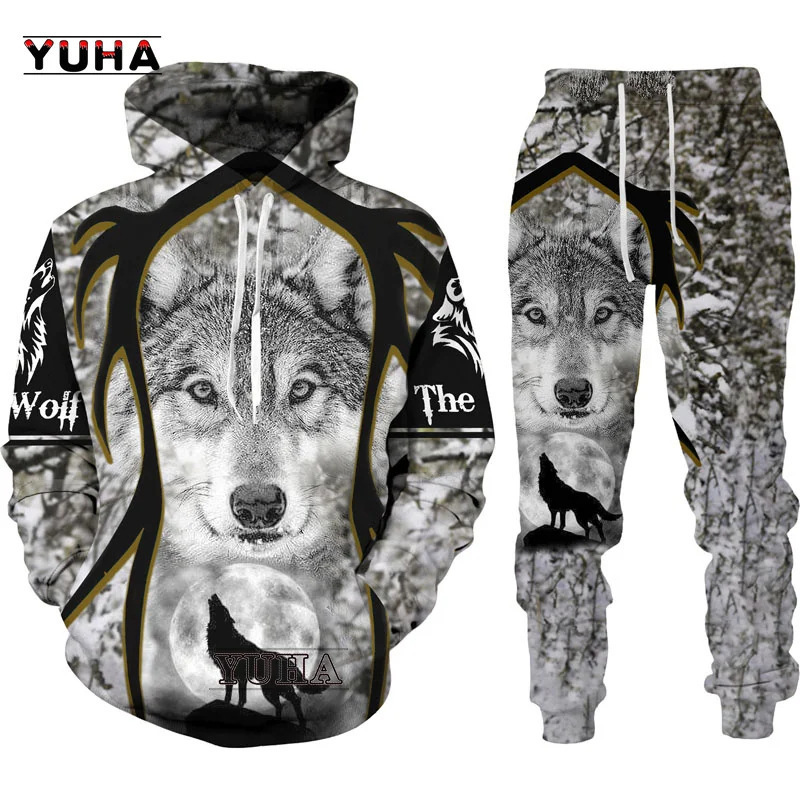 Cross-Border 3D Printed Men's Hoodie Zipper Loose Casual Hoodie Sweatshirt Sweatshirts Long Sleeve Wolf Pattern Jacket Cross-Border 3D Printed Men's Hoodie Zipper Loose Casual Hoodie Sweatshirt Sweatshirts Long Sleeve Wolf Pattern Jacket