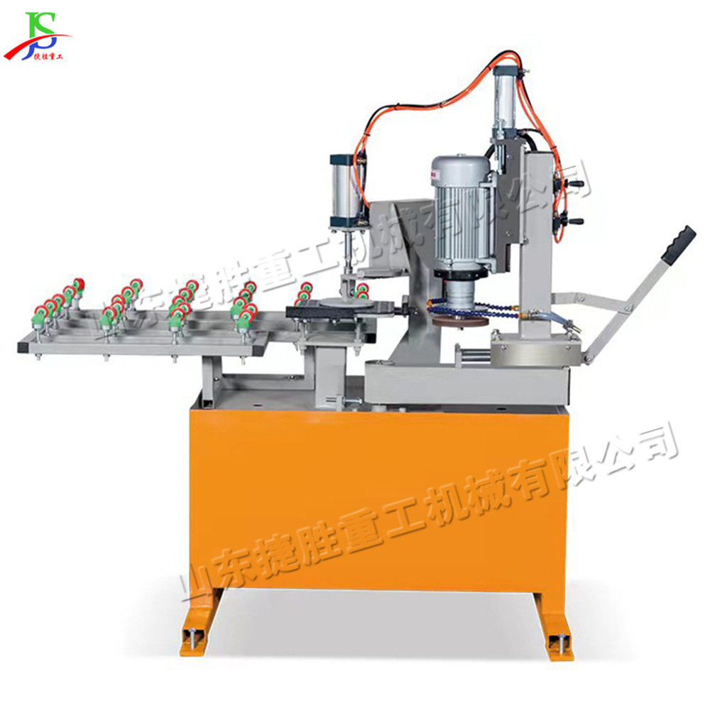 Máquina de biselado de vidrio de cabeza única automática de escritorio mesa de comedor R máquina de redondeo de ángulo inteligente máquina de molienda de borde de muebles de placa de roca