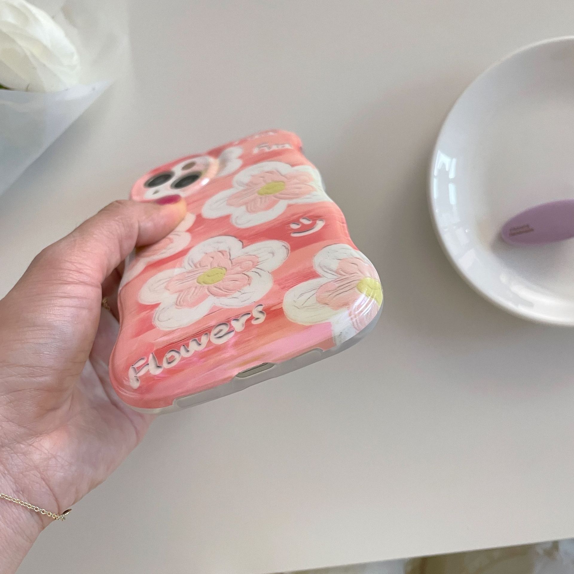 Title 13, Nuova pittura a olio Fiori Gialli e Bianchi cop...