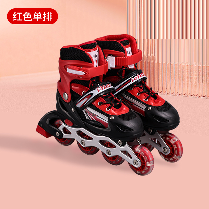 Juego completo profesional de patines en línea para niños transfronterizos patines para principiantes para hombres y mujeres patines para adultos individuales al por mayor