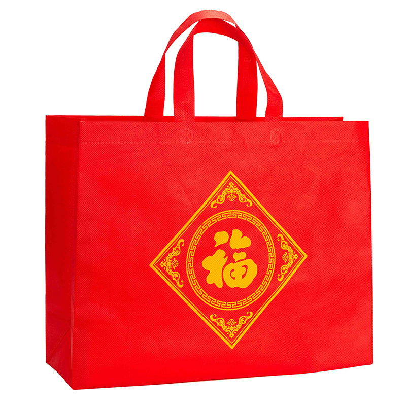 Bolsa de licor no tejido hecha a medida botella única Fu Zi bolsas de cigarrillos personalizadas rojas bolsas de regalo de té lote