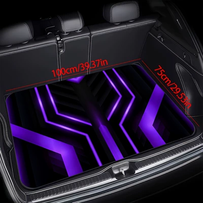 Wear-Resistant Foot Mat, Avtomobil döşəmə paspasları - 0521-cool-technology-trunk-mat-3-75100cm