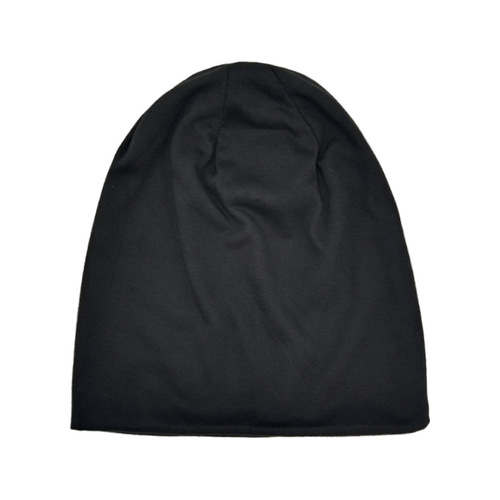  New Baotou Hat Solid Color Pile Hat Cross-border Bestseller Double-layer Hooded Hat Thin Knitting Hat for Postpartum Sale