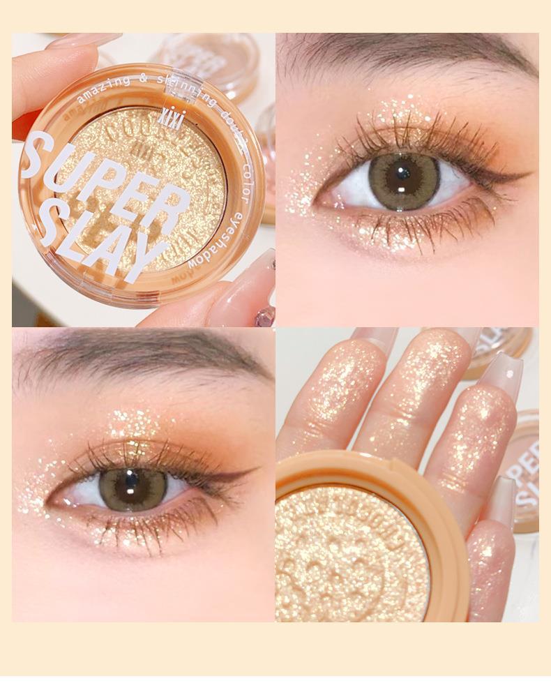 xixi Cookie Crispy Monochrome eyeshadow, brightening the undereye, pearlescent, fine shimmering, matte, pseudo-natural look, versatile for daily use, earth tones undefined