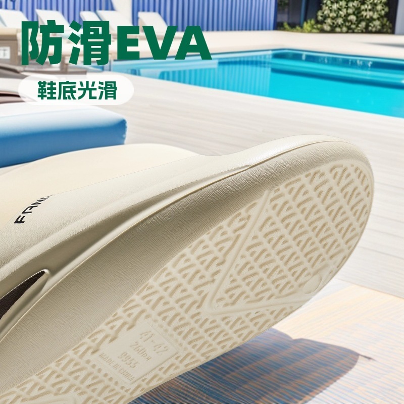 メンズ夏のアウトドアウェア用スポーツスリッパ、トレンディなブランド2025新しい屋内および家庭用滑り止めスリッパ、男性用|undefined