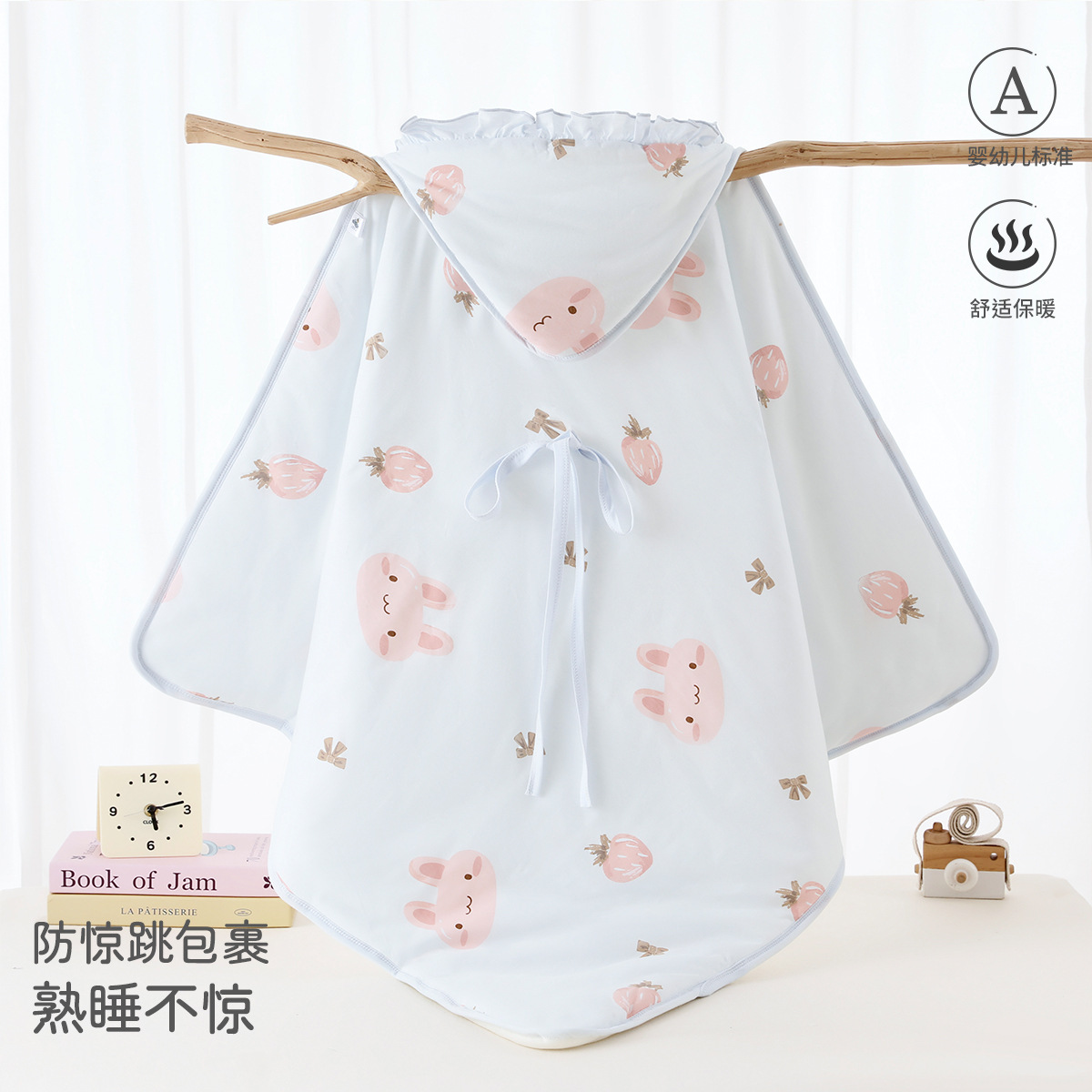 Newborn Blanket, Baby Delivery Room Blanket, Thick Baby Autumn and Winter Swaddling Delivery Room Quilt, Warm Blanket