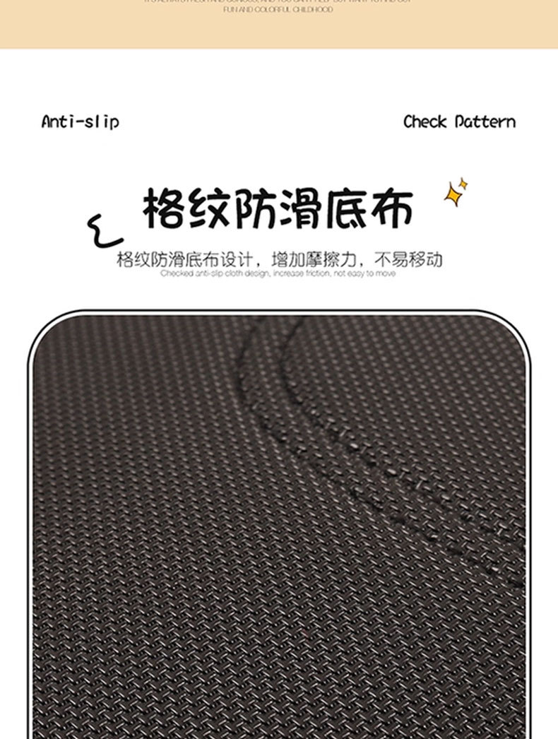 Creative Puppy Car Anti-Kick Mat, Universal Car Seat Back Anti-Dirt Mat, Children's Rear Seat Car Anti-Kick Pad