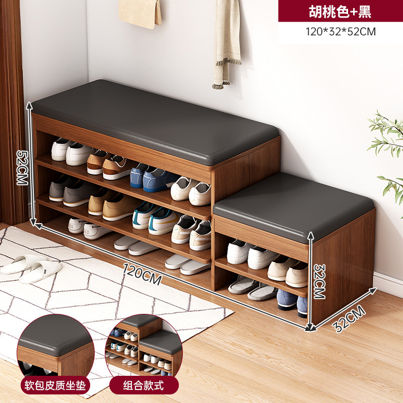 Estante para zapatos simple, puerta de entrada de puerta de hogar de varios pisos, estante interior pequeño estrecho a prueba de polvo, gabinete de zapatos pequeño para alquilar