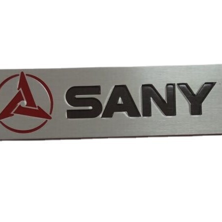 丝印铝标牌定制印刷家具logo金属印字模具冲压贴胶铭牌打孔铭板