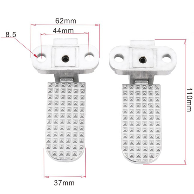 Electric vehicle pedal accessories rear pedal, Yadi scooter new Meila pedal folding pedal
